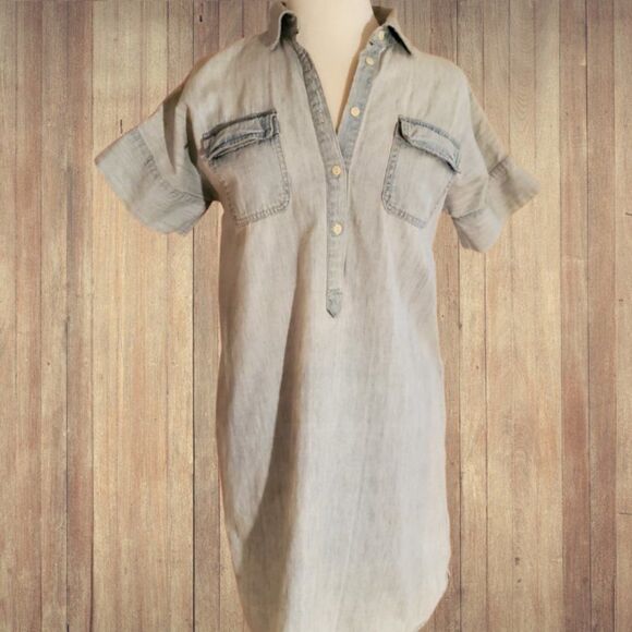Chaps Dresses & Skirts - Chaps Ralph Lauren Tunic Denim Shirt Dress - Size M